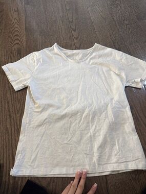 Classic Crewneck T-Shirt in Off-White